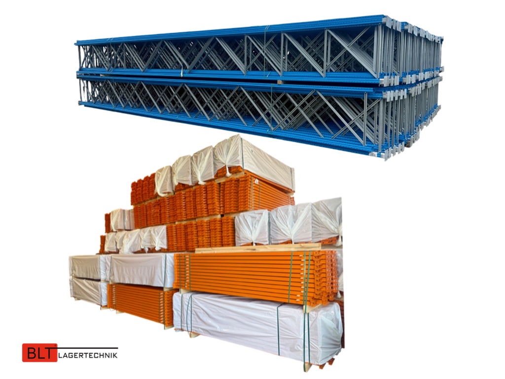 ca. 14,40 lfm STOW, H: 8,20m, 60 Palettenplätze Fachlast: 3000 kg, Palettenregale